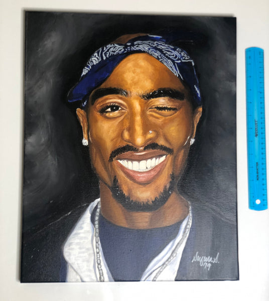 "Tupac" original painting