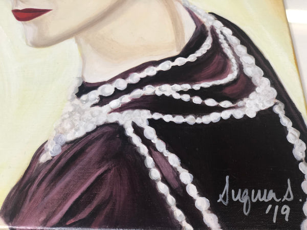 "Gabrielle Chanel" original painting