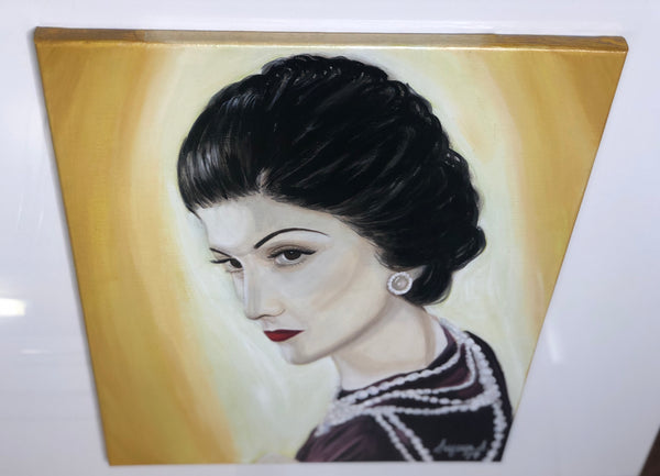 "Gabrielle Chanel" original painting