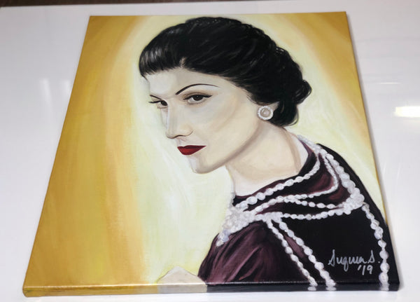 "Gabrielle Chanel" original painting