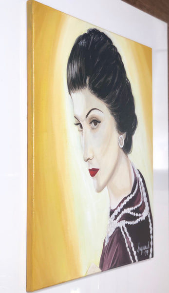 "Gabrielle Chanel" original painting