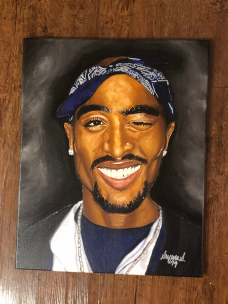 "Tupac" original painting